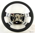 View Item Range Rover L322 Steering Wheel SOFT BLACK LEATHER+CHROME SPOKES Heated 09-Spec